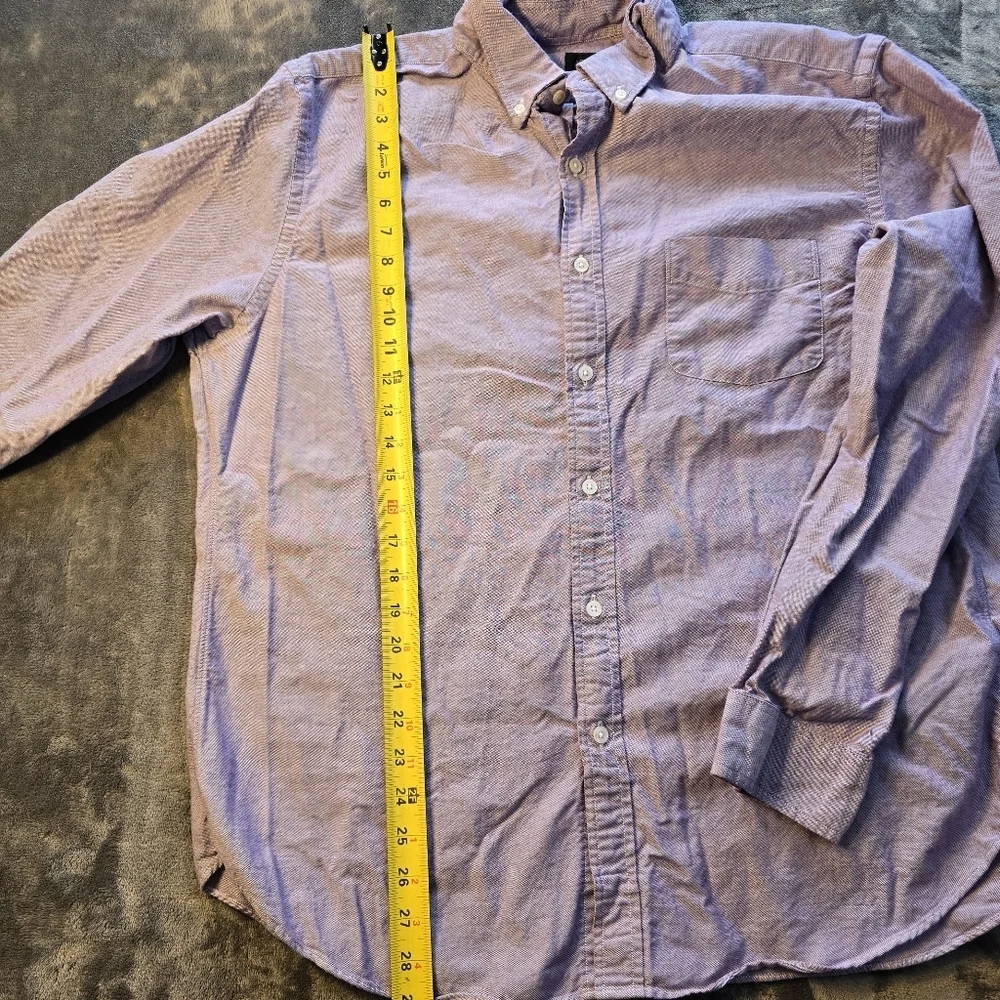 J.Crew Purple Oxford Long Sleeve Size XL NWOT
